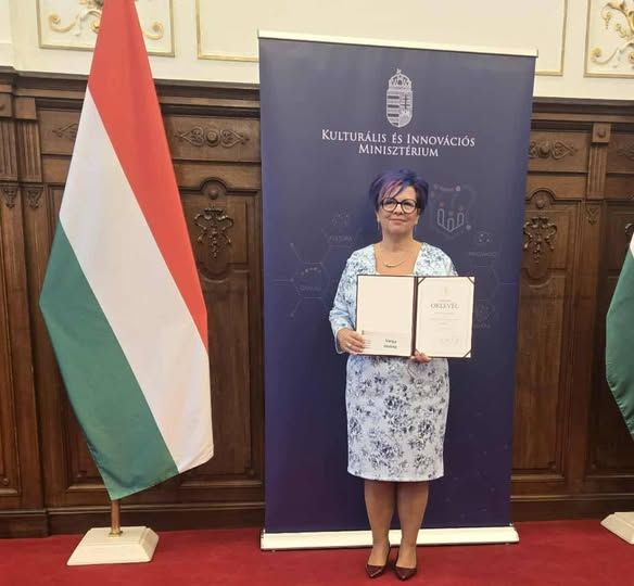 Varga Imréné Miniszter Elismerő Oklevele kitüntetést kapott