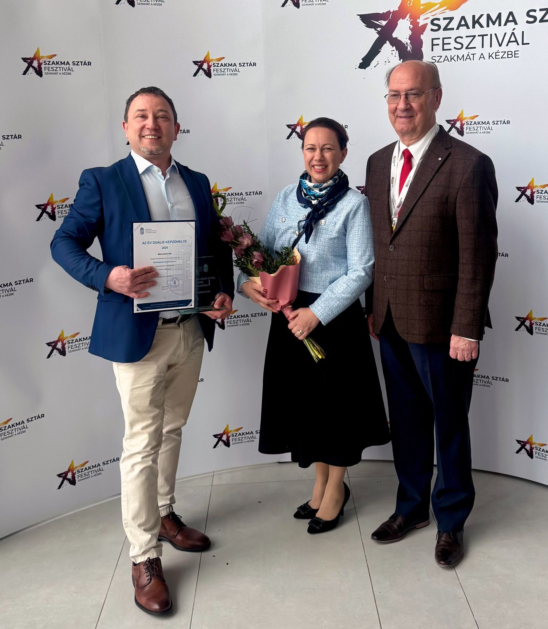 "Az év duális képzőhelye - 2026" elismerő díj