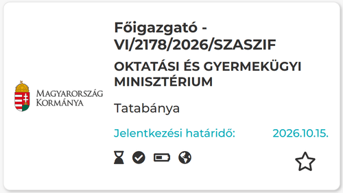 Közszolgállás portál pályázati linkje